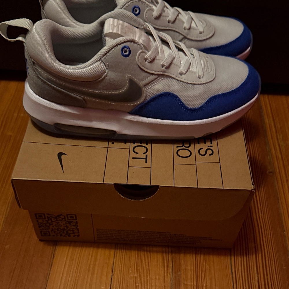 Nike Air Max Motif Gray and Blue Sneakers- New with Tags